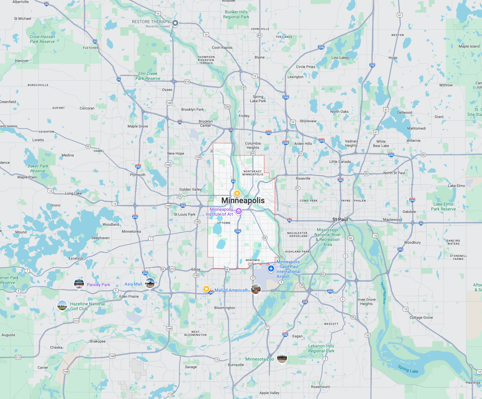 Home minneapolis map